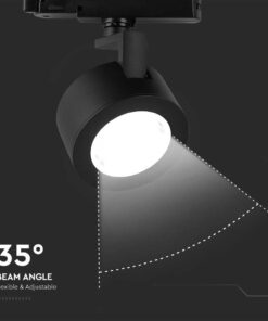 LED φωτιστικό ράγας τριφασικό COB 30W 3 σε 1 CCT Μαύρου Χρώματος V-TAC – 10371