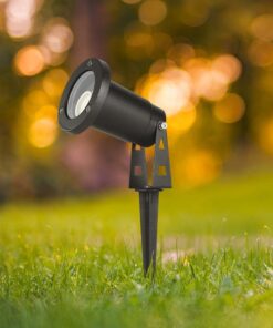 Φωτιστικό Καρφί Κήπου 1xGU10 IP65 Μαύρου Χρώματος V-TAC – 10372