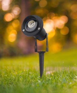 Φωτιστικό Καρφί Κήπου 1xGU10 IP65 Μαύρου Χρώματος V-TAC – 10373