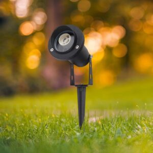 Φωτιστικό Καρφί Κήπου 1xGU10 IP65 Μαύρου Χρώματος V-TAC – 10373