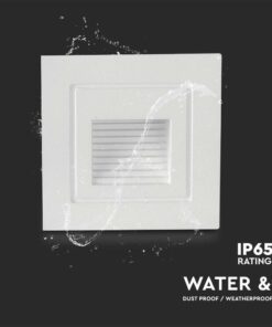 Xωνευτό Φωτιστικό Σκάλας LED 3W 3000K IP65 Λευκού Χρώματος V-TAC – 10376