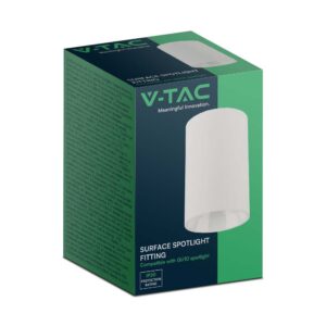 Φωτιστικό Σποτ Οροφής 1xGU10 Λευκού Χρώματος V-TAC – 10379