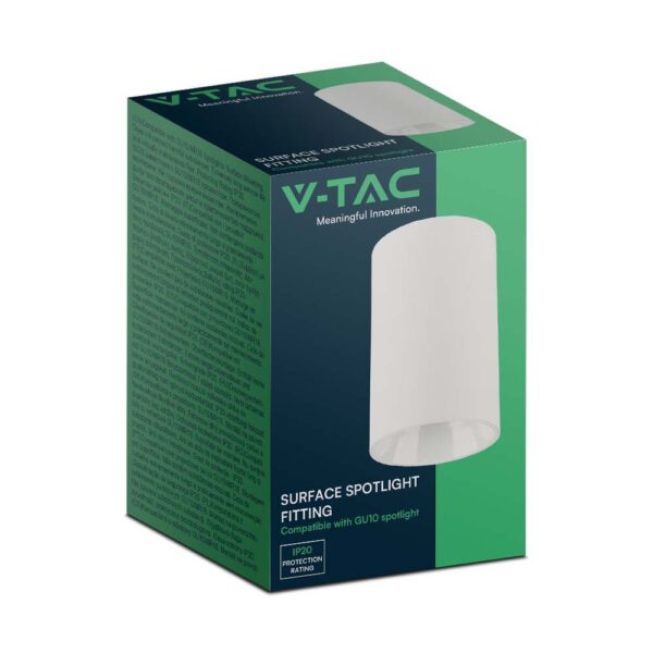 Φωτιστικό Σποτ Οροφής 1xGU10 Λευκού Χρώματος V-TAC – 10379