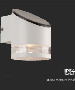 Επιτοίχιο Φωτιστικό LED 1W 3000K Ηλιακό IP54 Λευκού Χρώματος V-TAC – 10395