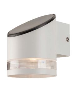 Επιτοίχιο Φωτιστικό LED 1W 3000K Ηλιακό IP54 Λευκού Χρώματος V-TAC – 10395