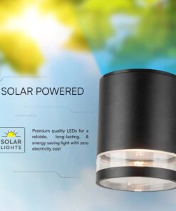 Επιτοίχιο Φωτιστικό LED 1W 3000K Ηλιακό με Αισθητήρα Κίνησης IP54 Μαύρου Χρώματος V-TAC – 10399