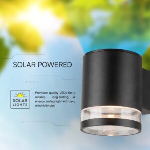 Επιτοίχιο Φωτιστικό LED 1W 3000K Ηλιακό με Αισθητήρα Κίνησης IP54 Μαύρου Χρώματος V-TAC – 10399