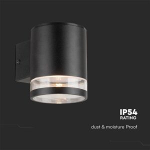 Επιτοίχιο Φωτιστικό LED 1W 3000K Ηλιακό με Αισθητήρα Κίνησης IP54 Μαύρου Χρώματος V-TAC – 10399