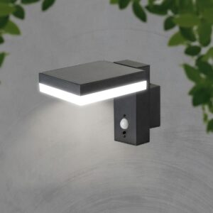 Επιτοίχιο Φωτιστικό LED 2W 3000K Ηλιακό με Ανιχνευτή Κίνησης IP54 Μαύρου Χρώματος V-TAC – 10402