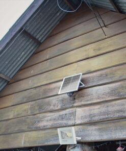 LED ηλιακός προβολέας 16W ψυχρό λευκό 6400K με λευκό σώμα V-TAC – 10407