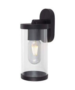 Επιτοίχιο φωτιστικό κήπου E27 IP44 με μαύρο σώμα V-TAC – 10417
