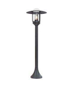 Επιδαπέδιο αδιάβροχο φωτιστικό κολωνάκι 1xE27 με μαύρο και διάφανο σώμα V-TAC – 10423