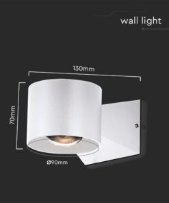 Απλίκα Up-Down LED 5W 3000K IP65 Λευκού Χρώματος V-TAC – 10443