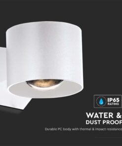 Απλίκα Up-Down LED 5W 3000K IP65 Λευκού Χρώματος V-TAC – 10443