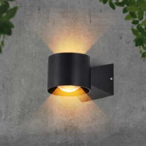 Απλίκα Up-Down LED 5W 3000K Μαύρου Χρώματος IP65 V-TAC – 10445