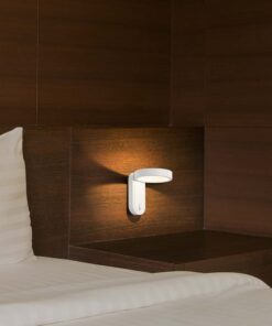 Επιτοίχιο φωτιστικό κομοδίνου LED 3W 3000K Μαύρου Χρώματος IP65 Περιστρεφόμενο V-TAC – 10447