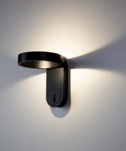 Επιτοίχιο φωτιστικό κομοδίνου LED 3W 3000K Μαύρου Χρώματος Περιστρεφόμενο V-TAC – 10448