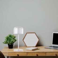 Επιτραπέζιο Φωτιστικό γραφείου LED 1.5W επαναφορτιζόμενο Λευκού Χρώματος dimmable IP54 V-TAC – 10449