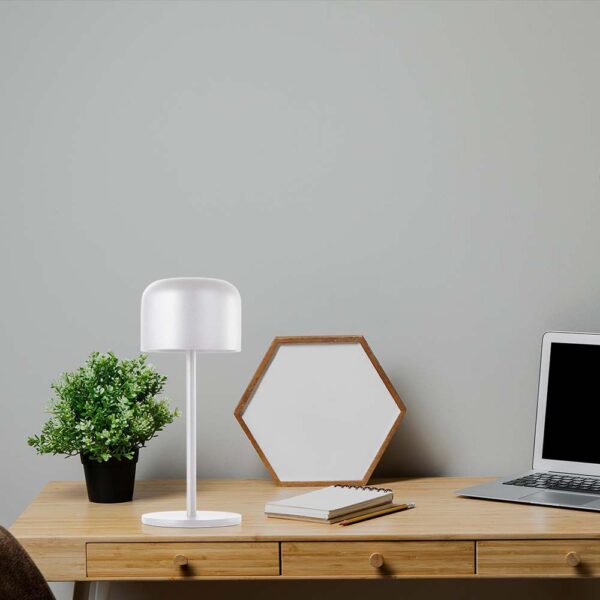 Επιτραπέζιο Φωτιστικό γραφείου LED 1.5W επαναφορτιζόμενο Λευκού Χρώματος dimmable IP54 V-TAC – 10449