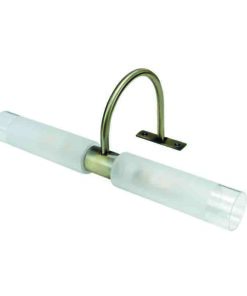 InLight Επιτοίχιο φωτιστικό από οξυντέ μέταλλο και αμμοβολή γυαλί (1046-Οξυντέ)