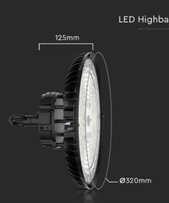 LED καμπάνα UFO SMD 200W 3 σε 1 με τροφοδοτικό Lifud 160lm/W V-TAC – 10467