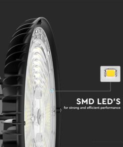 LED καμπάνα UFO SMD 200W 3 σε 1 με τροφοδοτικό Lifud 160lm/W V-TAC – 10467