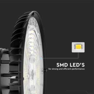 LED καμπάνα UFO SMD 200W 3 σε 1 με τροφοδοτικό Lifud 160lm/W V-TAC – 10467