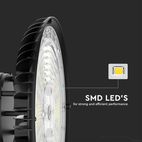 LED καμπάνα UFO SMD 200W 3 σε 1 με τροφοδοτικό Lifud 160lm/W V-TAC – 10467