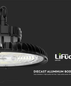 LED καμπάνα UFO SMD 200W 3 σε 1 με τροφοδοτικό Lifud 160lm/W V-TAC – 10467