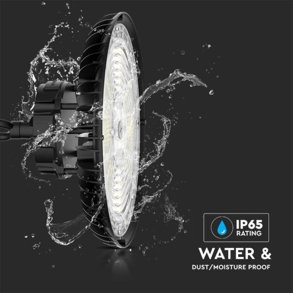 LED καμπάνα UFO SMD 200W 3 σε 1 με τροφοδοτικό Lifud 160lm/W V-TAC – 10467