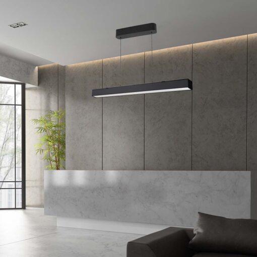Κρεμαστό φωτιστικό Samsung LED 40W 3 σε 1 CCT Μαύρου Χρώματος V-TAC – 10468