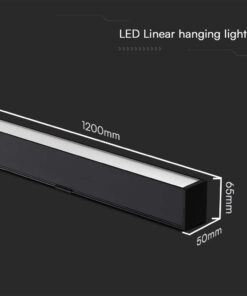 Κρεμαστό φωτιστικό Samsung LED 40W 3 σε 1 CCT Μαύρου Χρώματος V-TAC – 10468