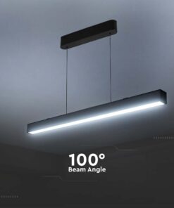 Κρεμαστό φωτιστικό Samsung LED 40W 3 σε 1 CCT Μαύρου Χρώματος V-TAC – 10468