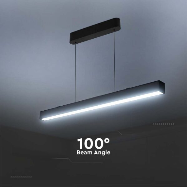 Κρεμαστό φωτιστικό Samsung LED 40W 3 σε 1 CCT Μαύρου Χρώματος V-TAC – 10468