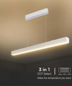 Κρεμαστό φωτιστικό Samsung LED 40W 3 σε 1 CCT Λευκού Χρώματος V-TAC – 10469