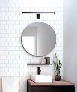 InLight Επιτοίχιο φωτιστικό από πλαστικό σε μαύρη απόχρωση (1047-Α)