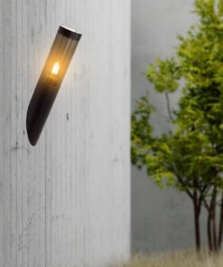 Επιτοίχιο φωτιστικό 1xE27 Μαύρου Χρώματος IP44 V-TAC – 10470