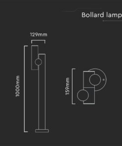 Φωτιστικό Δαπέδου Κήπου LED 4W 3000K Λευκού Χρώματος IP44 V-TAC – 10476