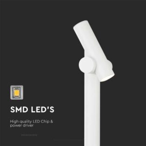 Φωτιστικό Δαπέδου Κήπου LED 4W 3000K Λευκού Χρώματος IP44 V-TAC – 10476