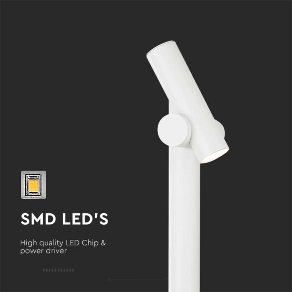 Φωτιστικό Δαπέδου Κήπου LED 4W 3000K Λευκού Χρώματος IP44 V-TAC – 10476