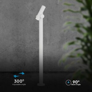 Φωτιστικό Δαπέδου Κήπου LED 4W 3000K Λευκού Χρώματος IP44 V-TAC – 10476