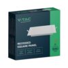 LED mini panel χωνευτό backlit 6W 4000K Λευκού Χρώματος V-TAC – 10481