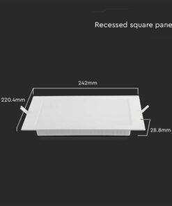 LED mini panel χωνευτό backlit 6W 4000K Λευκού Χρώματος V-TAC – 10481