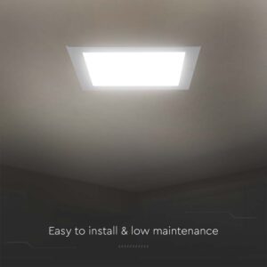 Χωνευτό Panel Backlit LED 3W 3000K Λευκού Χρώματος V-TAC – 10477
