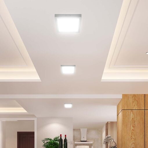 Mini panel επιφανειακό backlit LED 6W 3000K Λευκού Χρώματος V-TAC – 10492