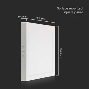 Mini panel επιφανειακό backlit LED 6W 3000K Λευκού Χρώματος V-TAC – 10492