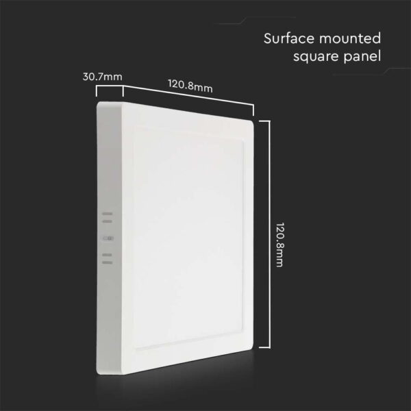 Mini panel επιφανειακό backlit LED 6W 3000K Λευκού Χρώματος V-TAC – 10492