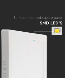 Mini Panel Backlit LED 12W 3000K Λευκού Χρώματος V-TAC – 10495