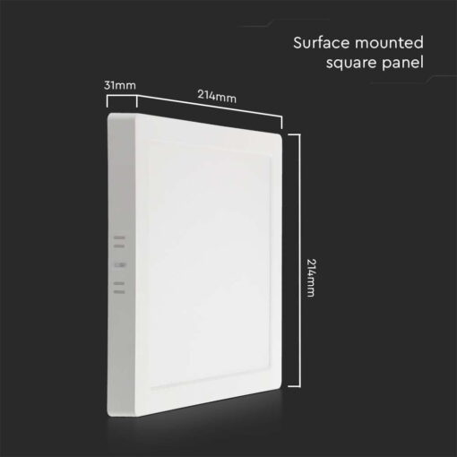 Panel Backlit επιφανειακό LED 18W 6500K Λευκού Χρώματος V-TAC  – 10500