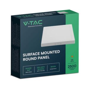 Panel επιφανειακό backlit LED 18W 3000K Λευκού Χρώματος V-TAC – 10498